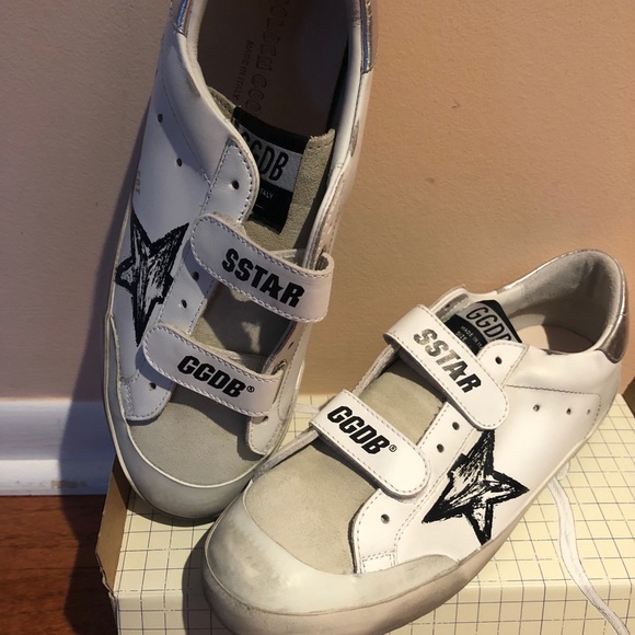 GOLDEN GOOSE Old School Superstar Sneakers BRAND NEW - Picture 8 of 14